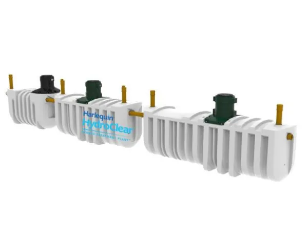 Harlequin Hydroclear 50 Person Sewage Treatment Plant with Alarm