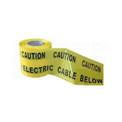 Electric Yellow Caution Warning Marker Tape 365m x 150mm