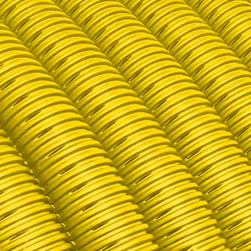 60mm x 50m Perforated Yellow Permeable Single Wall Gas Ducting Coil